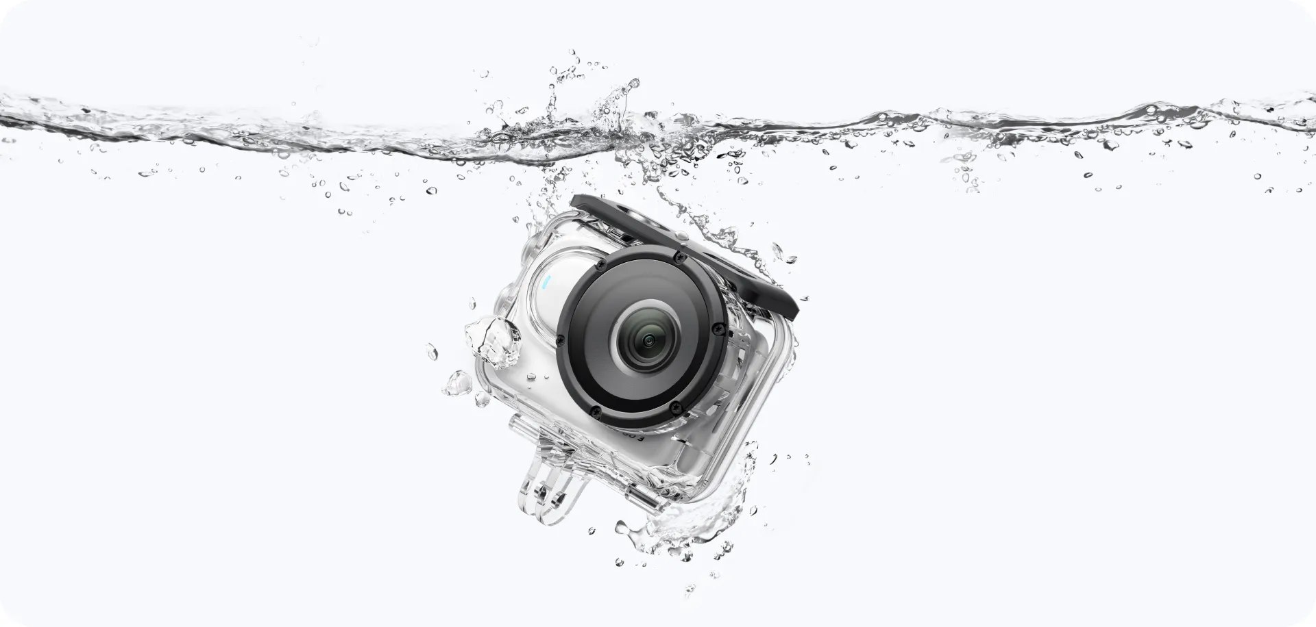 kamera w wodoszczelnej obudowie pod wodą