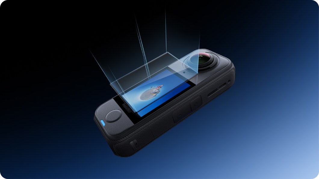Insta360 X4 Air Screen Protector wysoka przezroczystość ekranu po aplikacji