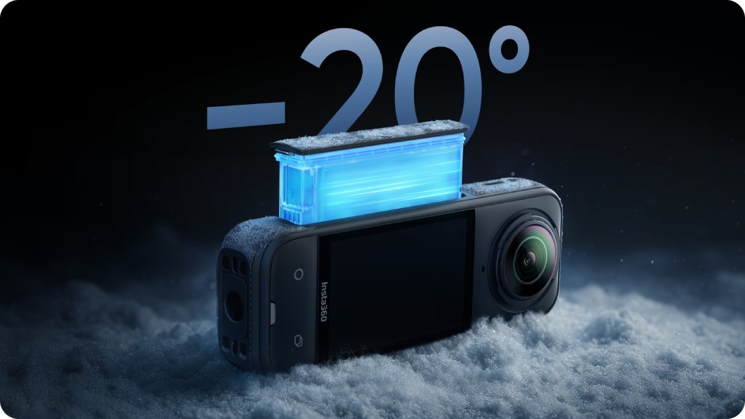 Insta360 X5 Battery odporność na mróz