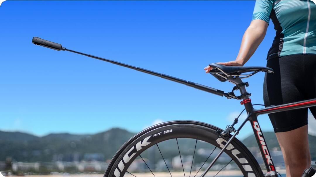 Kamera przymocowana do roweru
